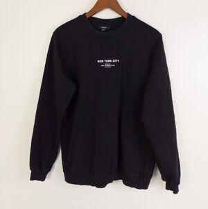 Smog Regular Fit New York City Crew Neck Sweatshirt Size Medium